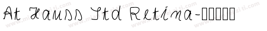 At Hauss Std Retina字体转换